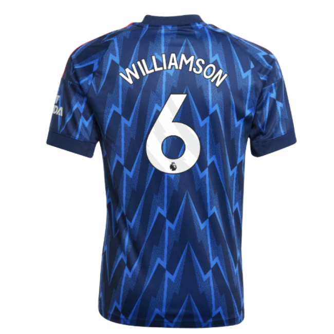 Williamson 6 Professional Arsenal 2025-2026 Away Jersey (Kids)