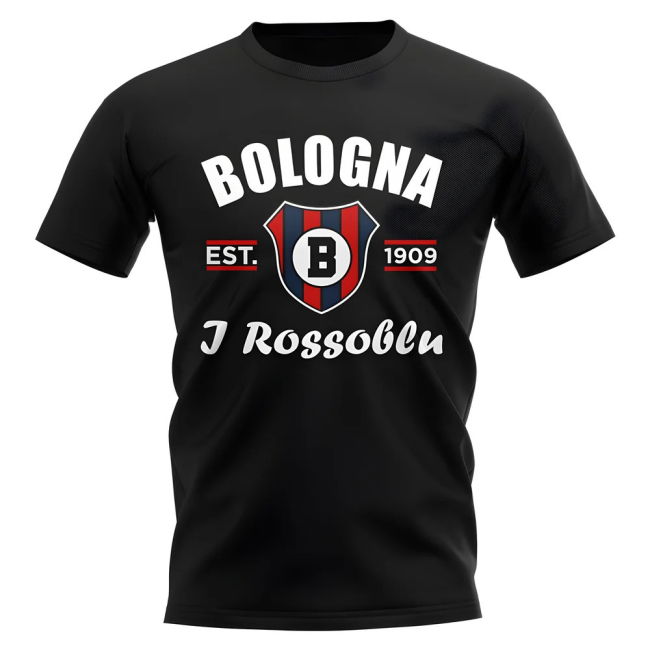 Bologna Established Football T-Shirt (Black)