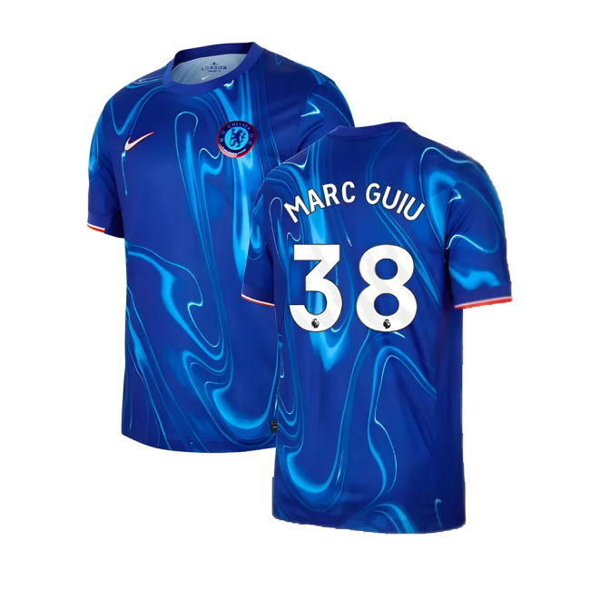 Chelsea Home Football Shirt 2024-20 Season Marc Guiu 38 L M S