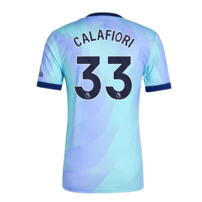 2024-20 Arsenal Third Soccer Jersey Calafiori (33) L S