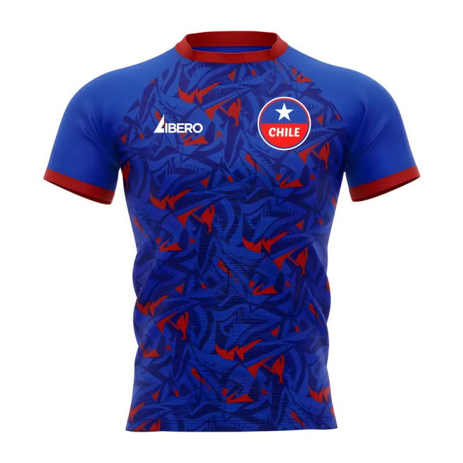 Professional 2025-2026 Chile Home Rugby Concept Shirt Womens