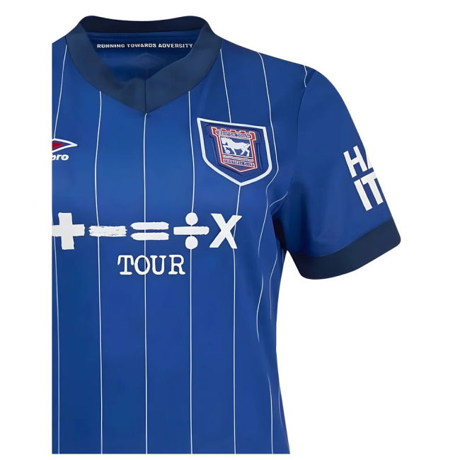 Ipswich Ipswich Town Home Shirt Womens Delap #19 Pro Series Enthus...