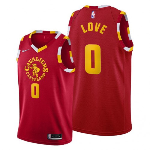 Cleveland Cleveland Cavaliers #0 Kevin Love Womens 2021-22 City Edition Red NBA Jersey Womens