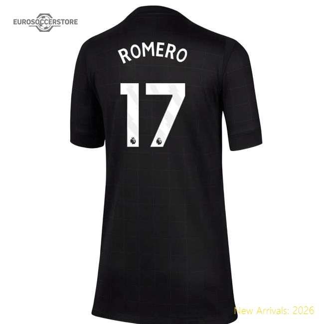 Exceptional 2025-2026 Spurs Away Shirt (kids) (romero 17)