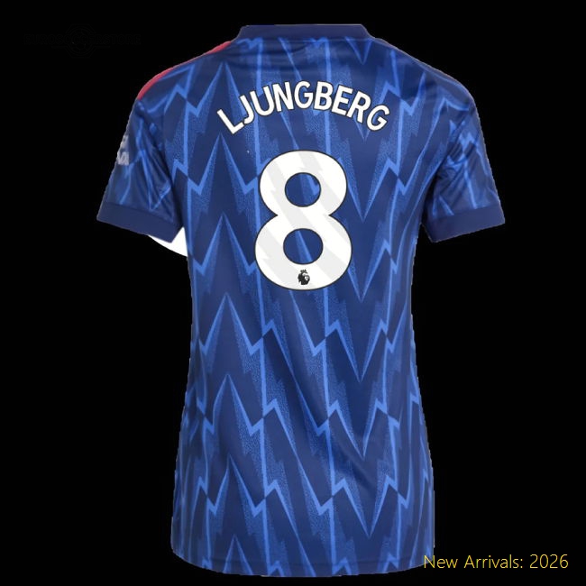2025-2026 Arsenal Womens Chic Jersey Ljungberg Performance Fabric