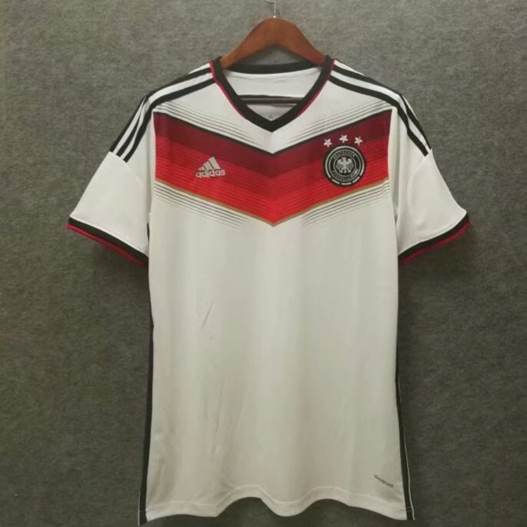 Germany 2014 World Cup Home White Soccer Jersey Football Shirt -