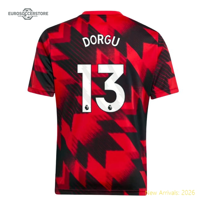 2025-2026 Man Utd Kids Durable Jersey Dorgu Dri-fit Drycell