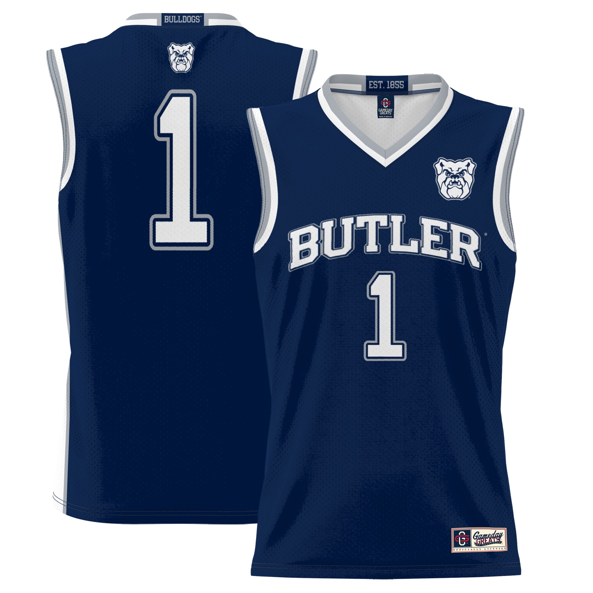[DDG] Butler Bulldogs GameDay Greats Lightweight Basketball Jersey - Navy