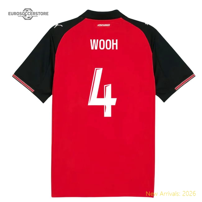 Top-Quality 2025-2026 Stade Rennais Home Shirt (Wooh 4)