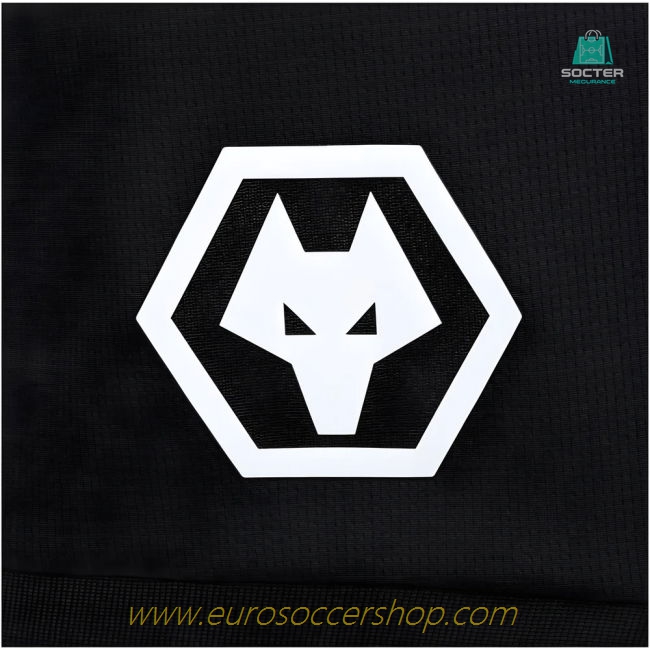 2025-2026 Wolves Goalkeeper Home Shorts (Black) - Kids