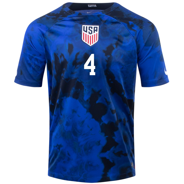 Nike United States Tyler Adams Home Jersey 24/25 (White)
