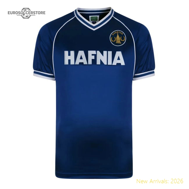 Authentic Score Draw Everton 1982 Retro Football Shirt - Premium