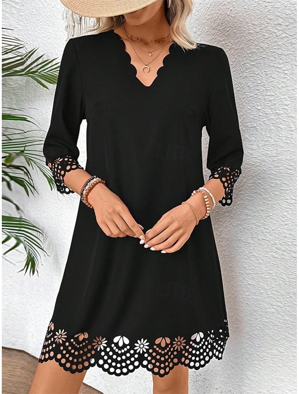 Women's Long Dress Maxi Dress Black Dress Casual Dress Cocktail Dress Formal Dresses Stylish Basic Casual Daily Work Party Regular Fit Plain Long Sleeve V Neck Blue Black Summer Spring Fall