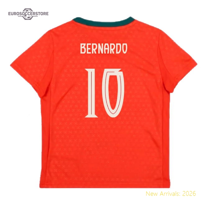 Kid-approved Mini Football Team Bernardo Jersey 2025-2026 Soft-touch