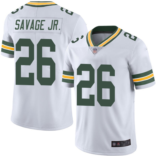 NFL W P Packers #26 Darnell Savage White Limited Jersey - High Quality