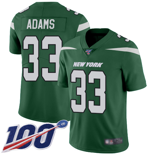 Authentic NFL New York Jets #33 Jamal Adams Green Limited Jersey
