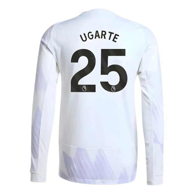 Committed Football Man Utd Authentic Long Sleeve Away Shirt Ugarte...