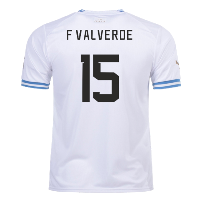 2022-2023 Uruguay Away Shirt (F Valverde 15)