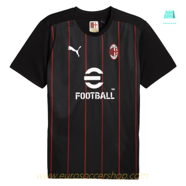2024-2025 AC Milan Prematch SS Jersey (Black)