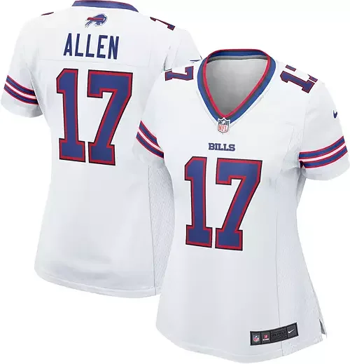 None Josh Allen Game Jersey - White | NFL Player Jersey | NFL Football