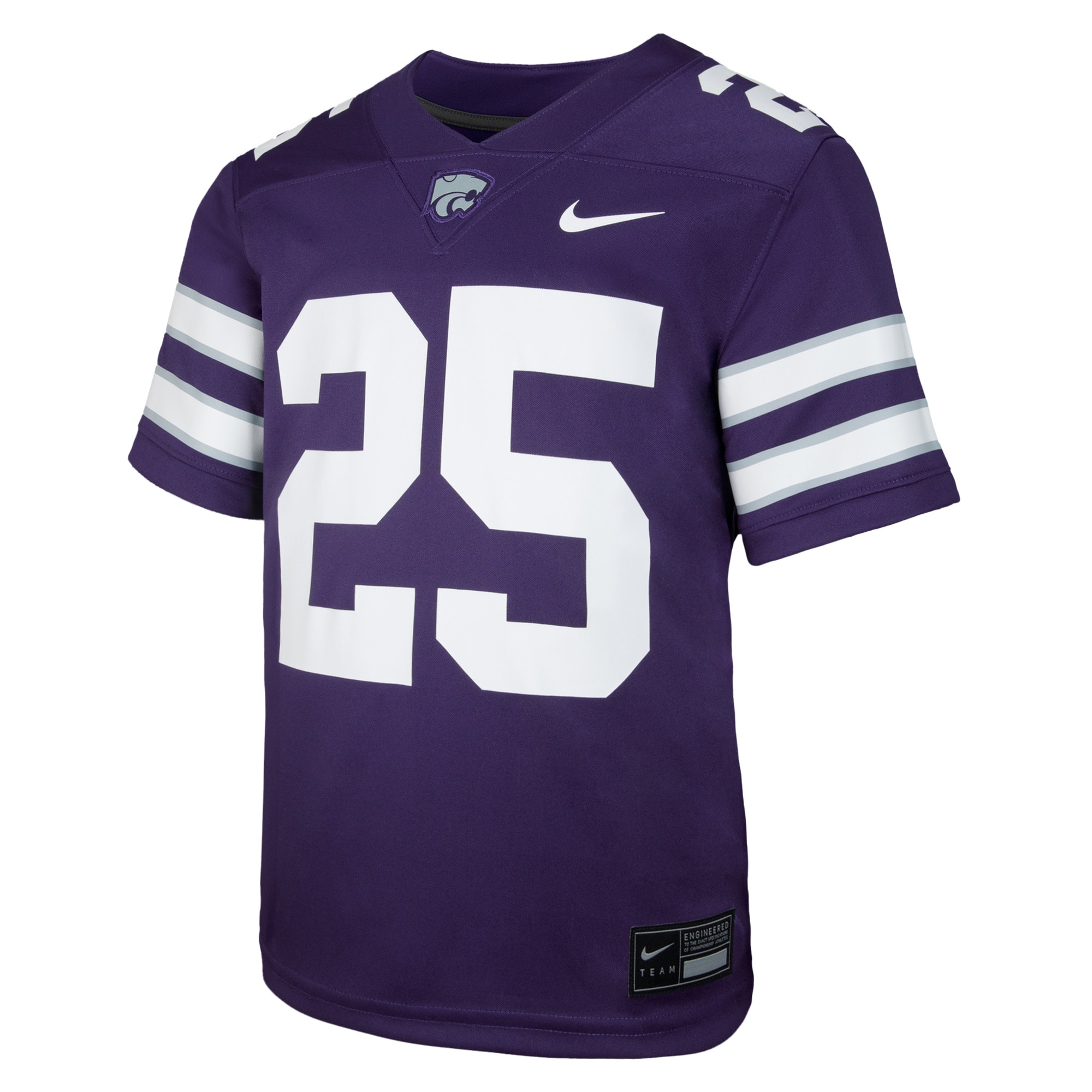 [NJP] Kansas State Wildcats Youth Untouchable Replica Game Jersey - Purple