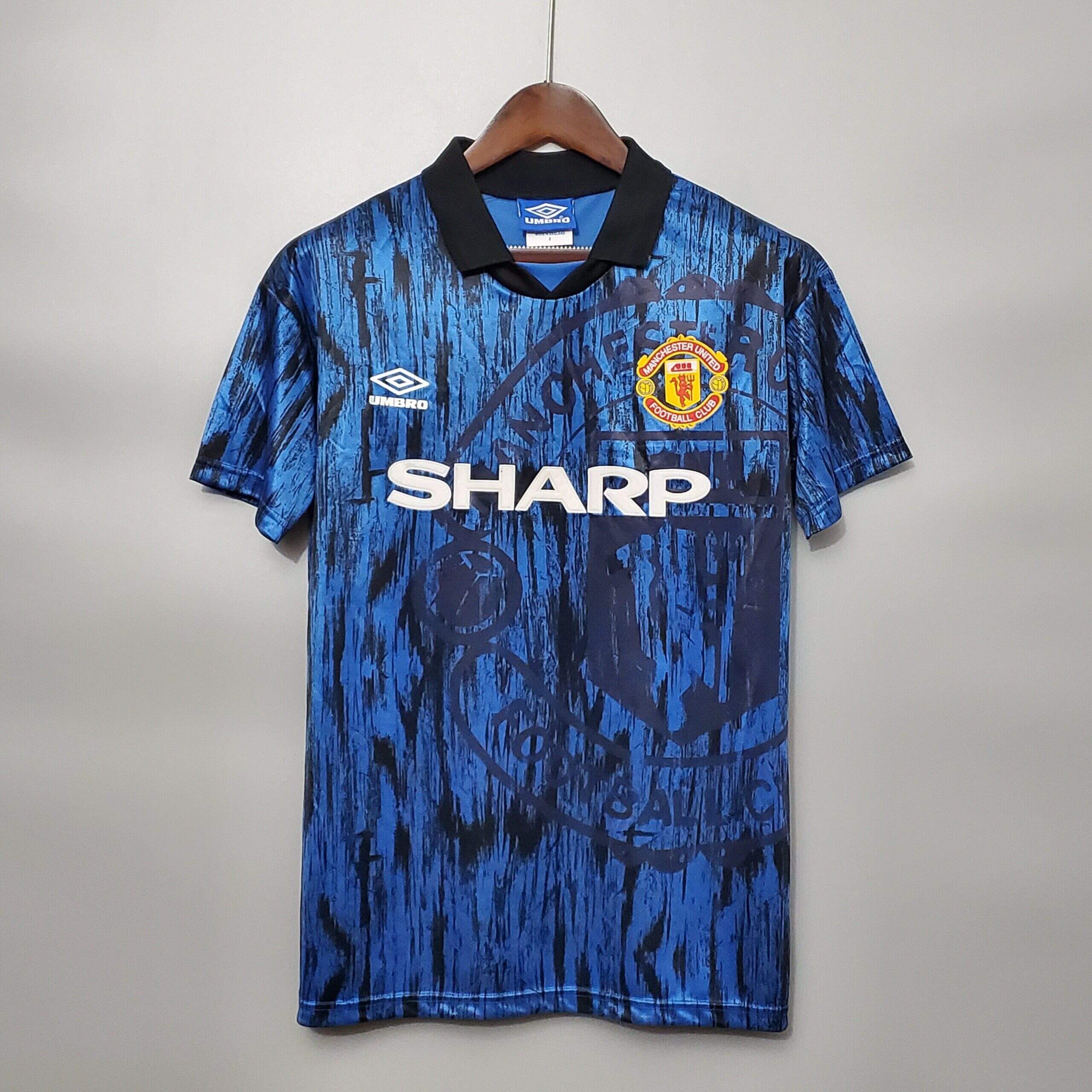 Cheap 1992-1993 Man United away retro kit