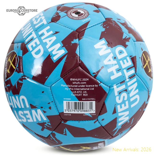 West Ham United Fc Graffiti Football - Excellent Value - Authentic Design