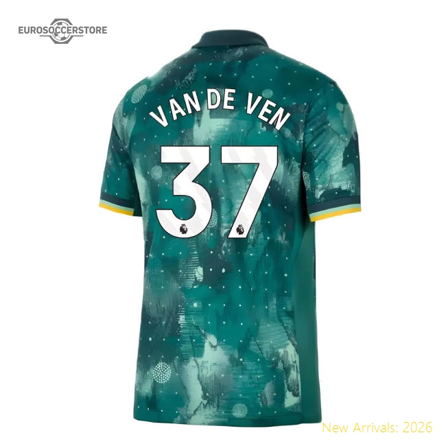 Premium 2024-2025 Tottenham Hotspur Third Shirt (van De Ven 37)