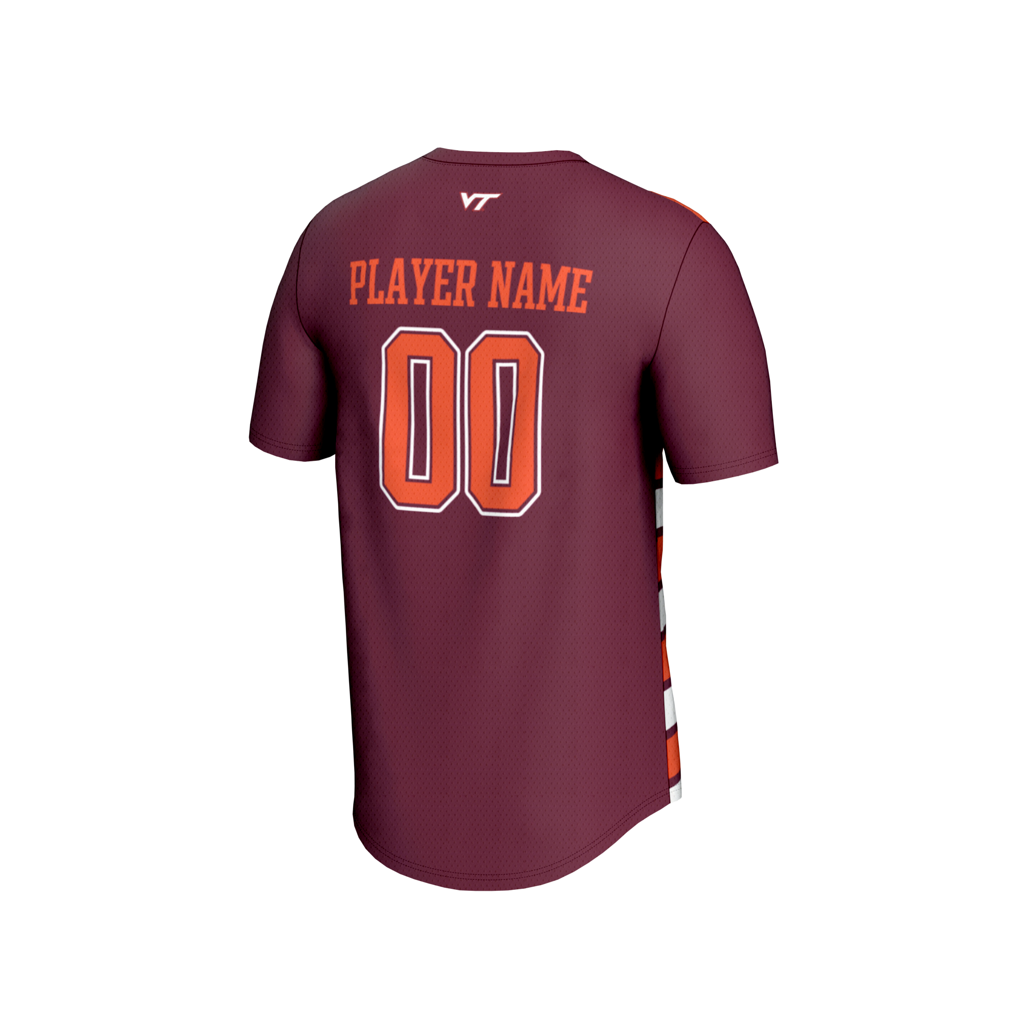 [SJH] Virginia Tech Hokies GameDay Greats Youth NIL Pick-A-Player Collegiate Women's Soccer Lightweight Fashion Jersey - Maroon