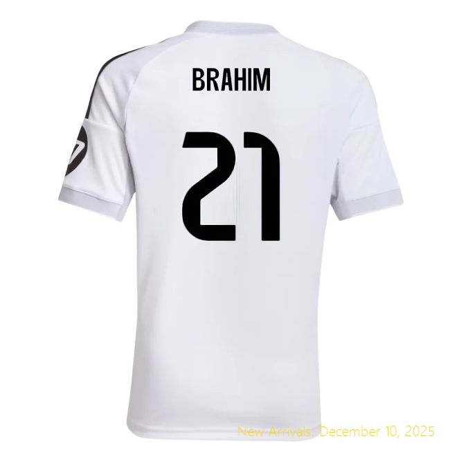 2025-2026 Real Madrid RM Durable Home Shirt (Kids) (Brahim 21)