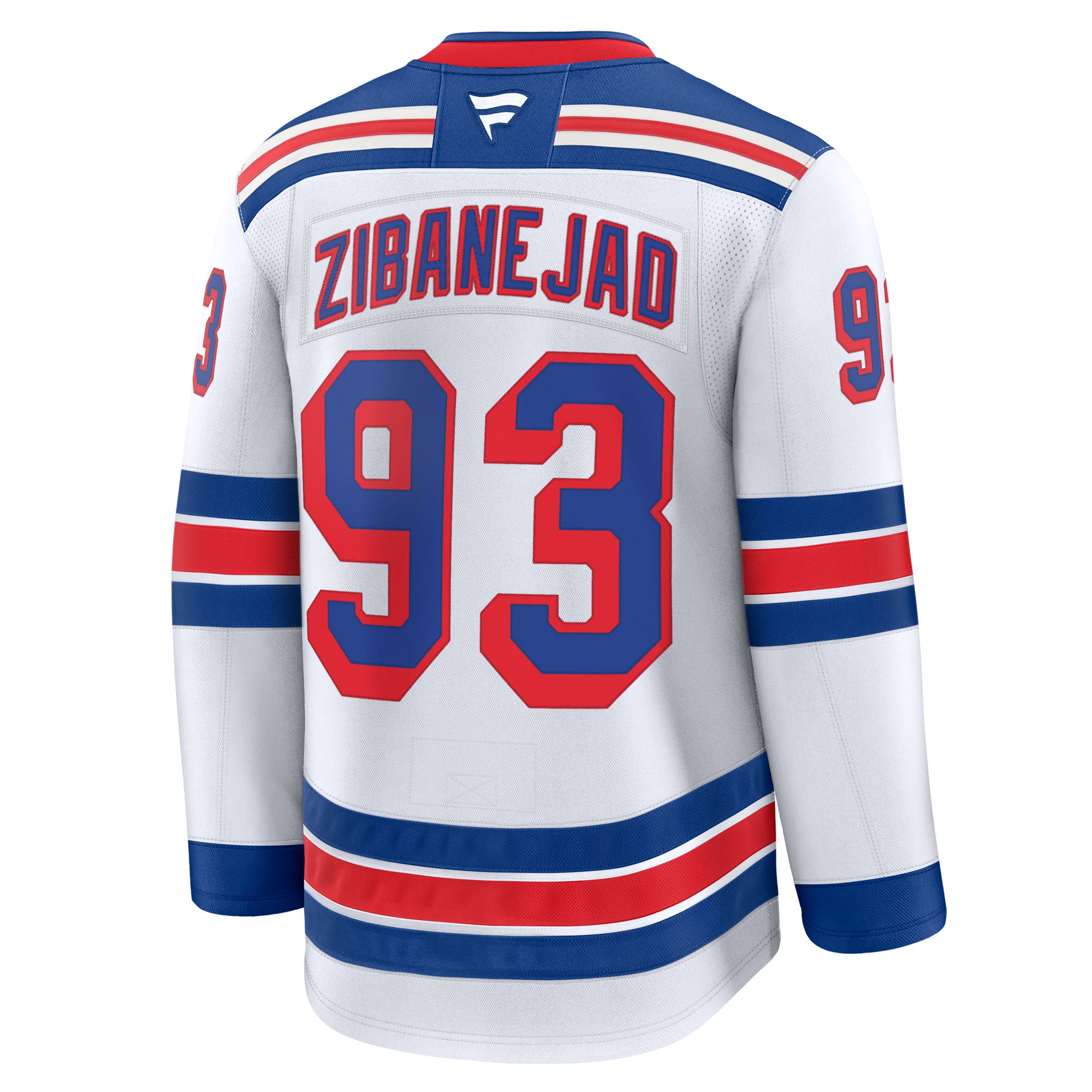 [LK] Mika Zibanejad New York Rangers Away Premium Jersey - White
