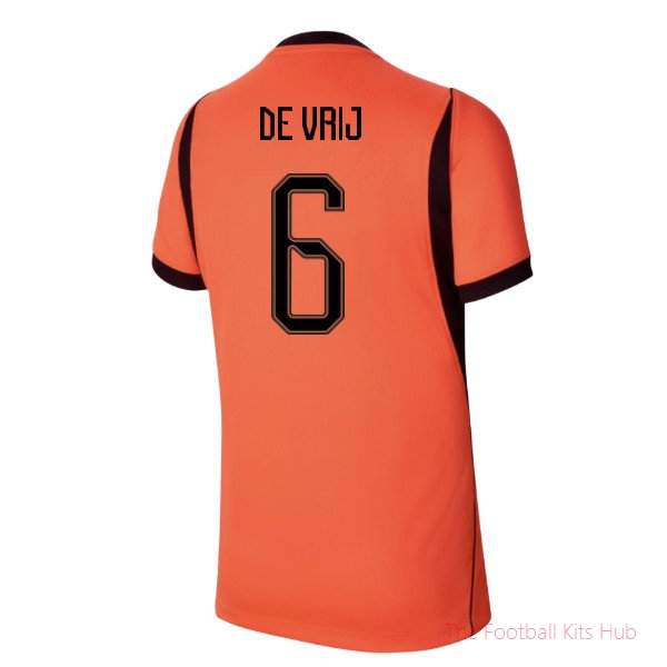 [LK] 2026/27 Netherlands Home Shirt (Kids) (De Vrij 6)