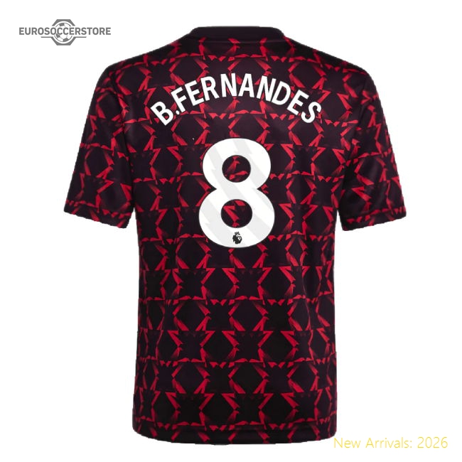 Man Utd B.fernandes Durable Kids Jersey Climacool Breathable