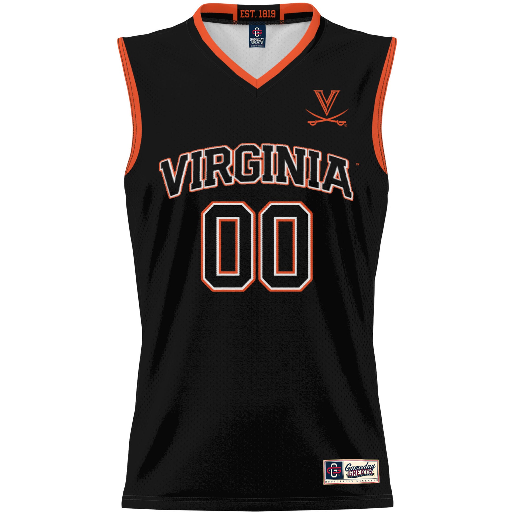 [DDG] Virginia Cavaliers GameDay Greats Unisex NIL Pick-A-Player Lightweight Women's Basketball Jersey - Black