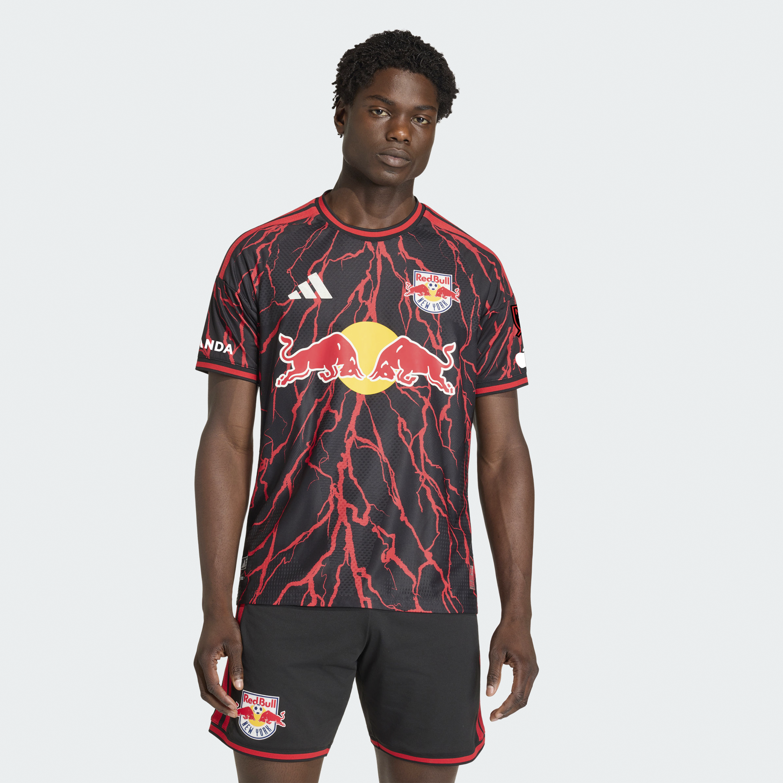 [SJH] New York Red Bulls 2026 The Rooted Kit On-Field Authentic Patch Jersey - Black