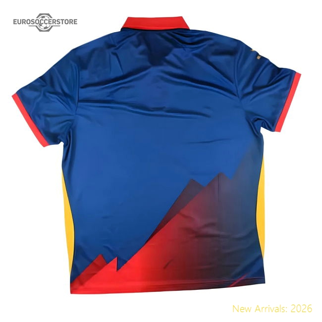 2024-2025 Nepal Cricket Polo Shirt (Blue)