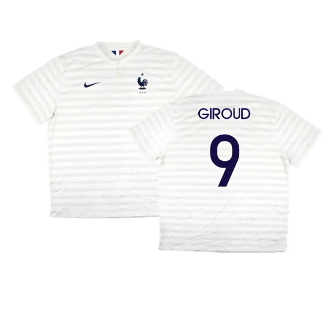Official France 2014-15 Away Soccer Player Football Kit Authentic