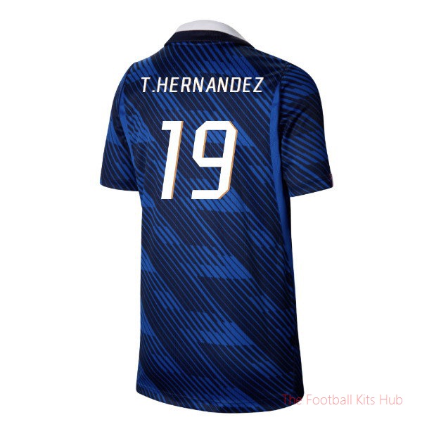 2026-2027 France Home Shirt (Kids) (T.Hernandez 19)