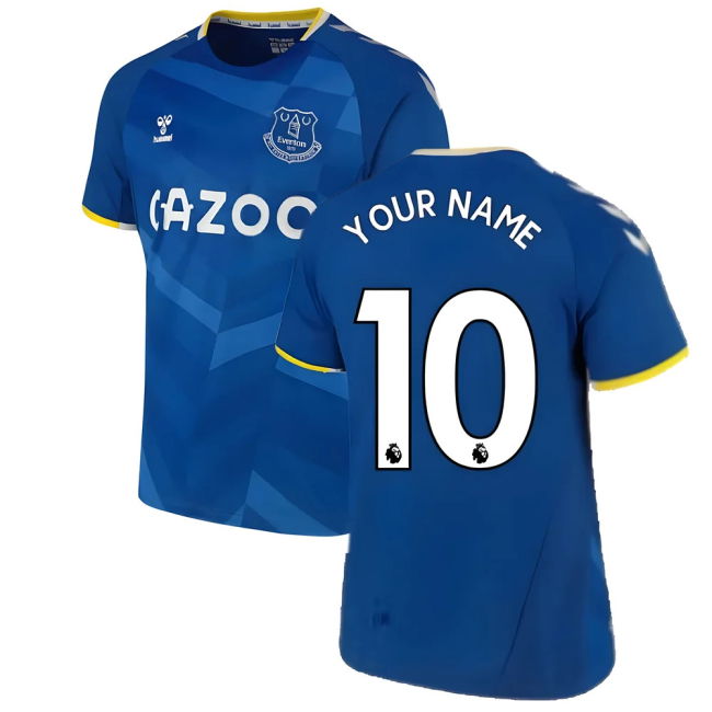 2021-2022 Everton Home Shirt (Your Name) | Licensed Product