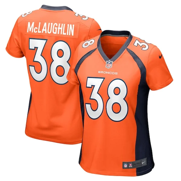 None Game NFL Jersey - Orange | Durable Football Apparel | NFL Footbal