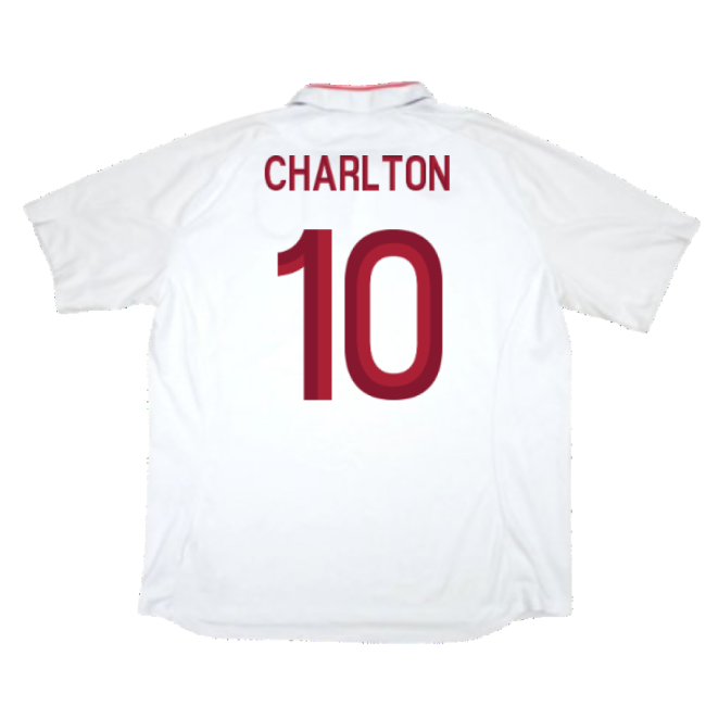 England National Team Home Jersey World Cup (Charlton 10)