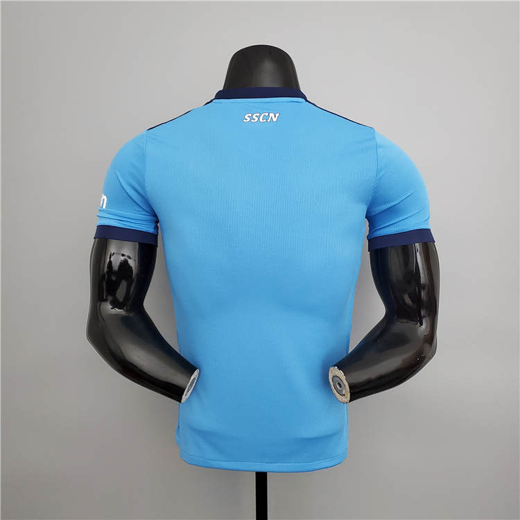 Napoli 21-22 Home Blue Soccer Jersey Football Shirt Player Version -