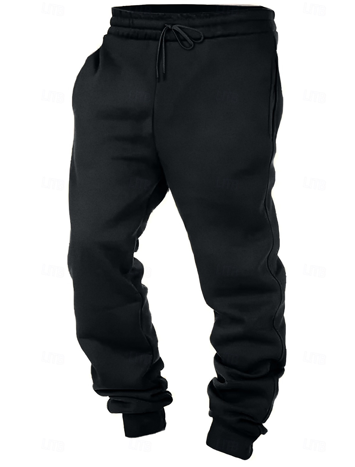 Multi Packs 3pcs Men's Red+Purple+Yellow Sweatpants Joggers Fleece