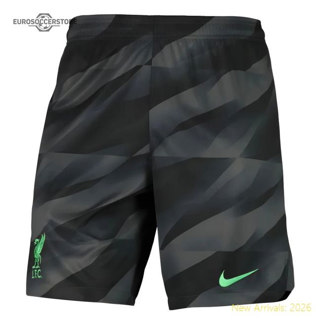 Premium 2023-2024 Liverpool Home Goalkeeper Shorts (black) - Kids