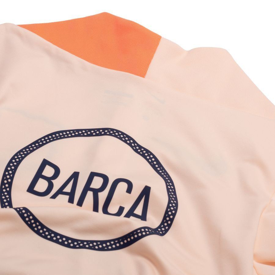 Barcelona Training Shirt Dri-FIT Strike Drill 3rd - Crimson Tint/Bright Mango/Midnight Navy