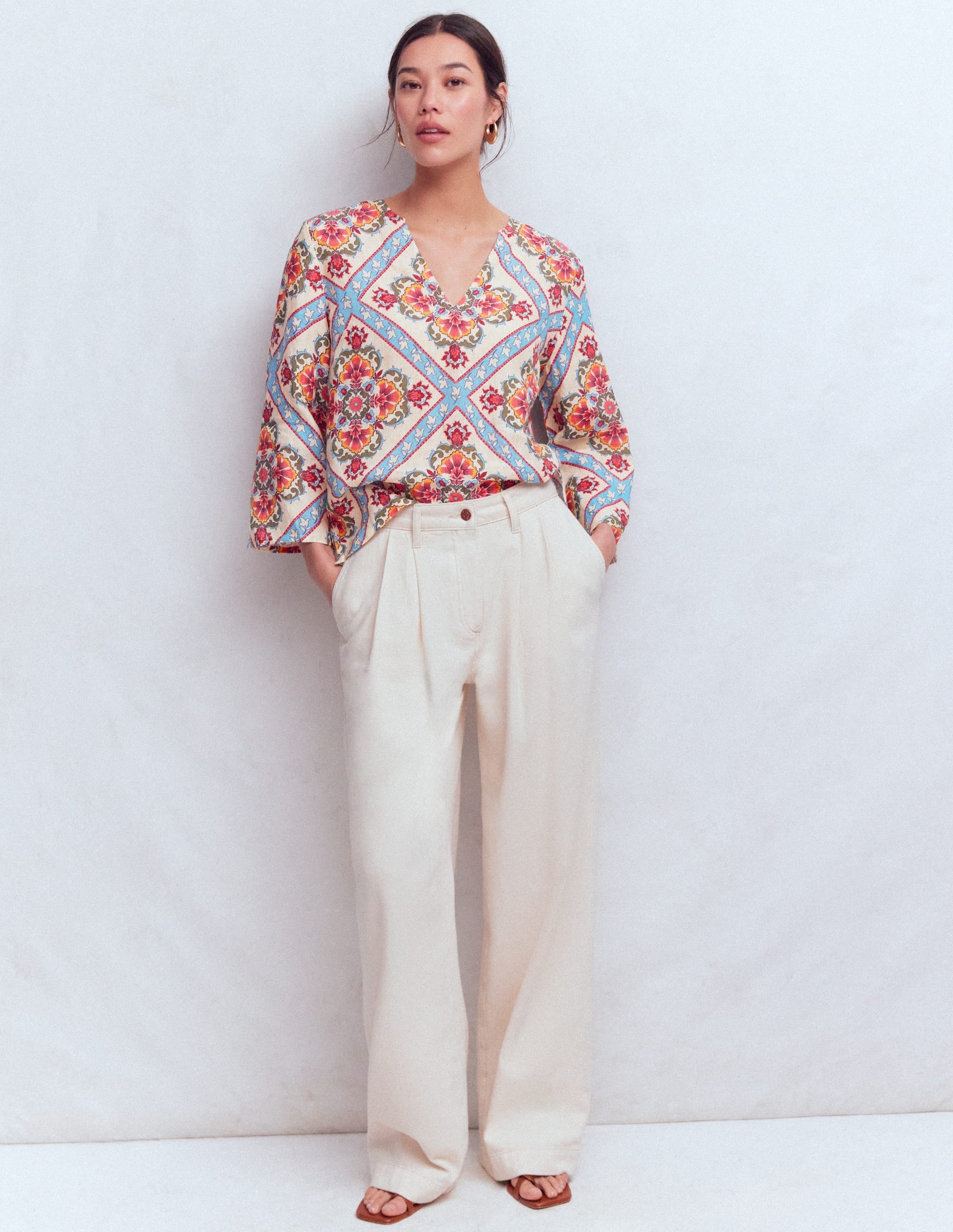 Cleo Linen Top