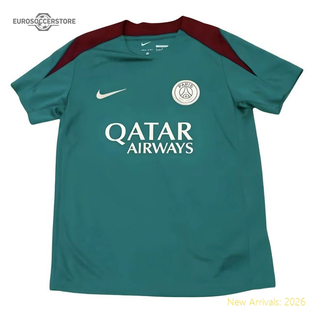 Popular 2024-2025 Psg Strike Dri-Fit Training Shirt (Teal) - Kids