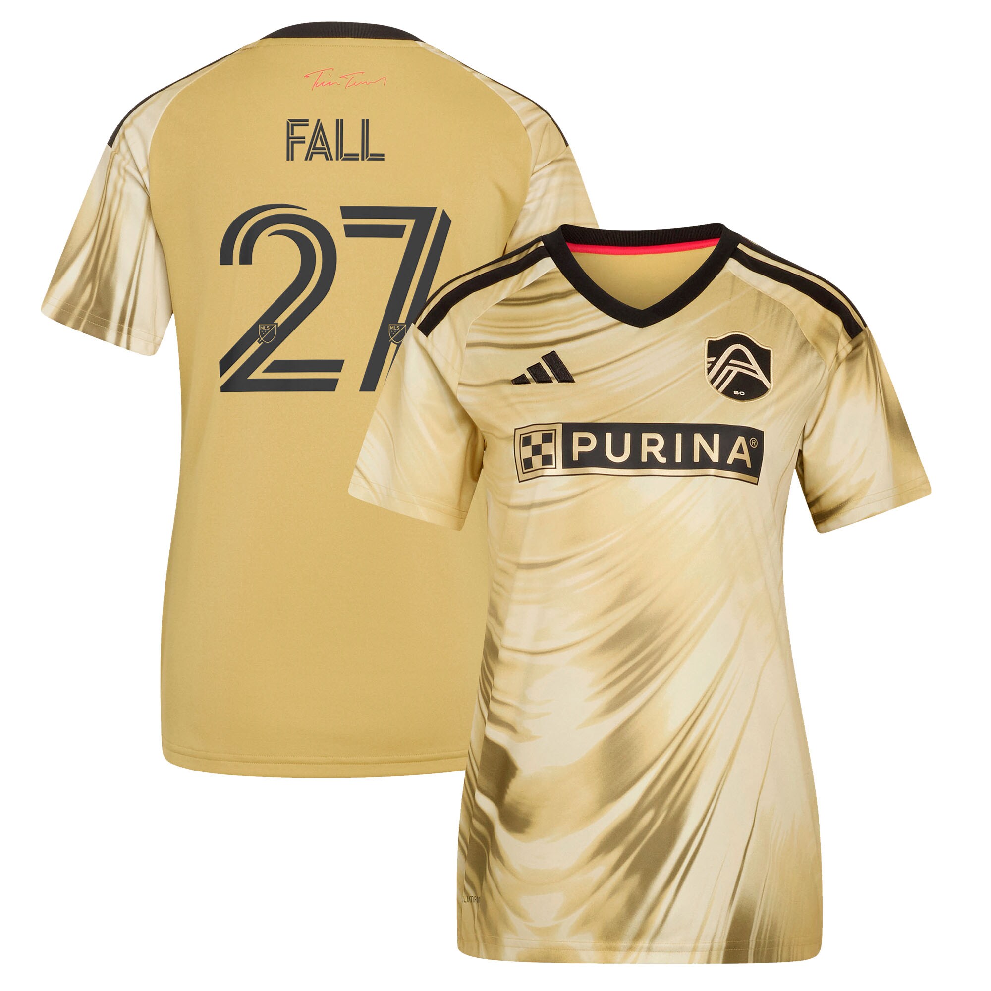 [SJH] Fallou Fall St. Louis CITY SC Women's 2026 The Tina Turner Kit Replica Jersey - Yellow