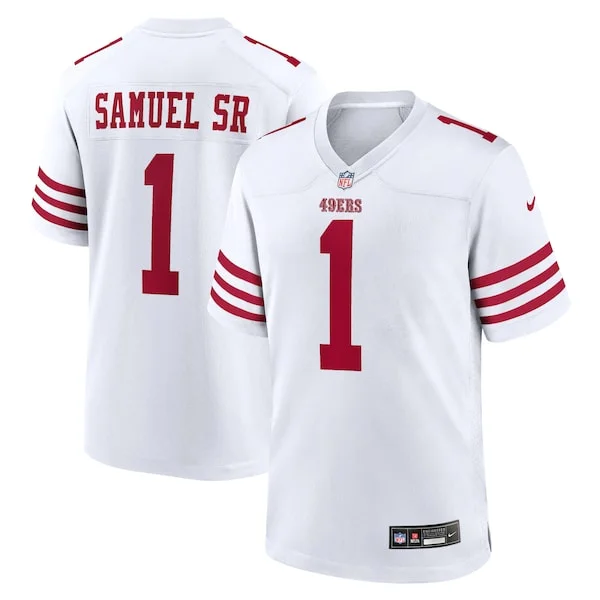 Performance San Francisco 49ers Game Jersey - Premium White NFL Fan...