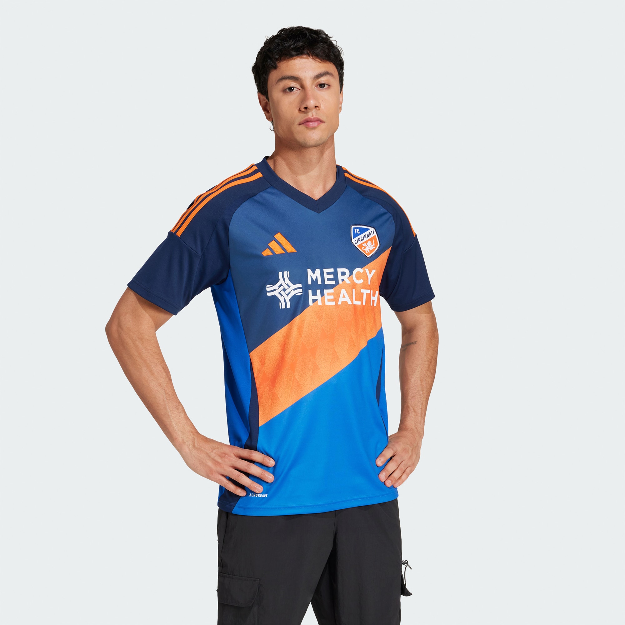 [LK] Women's FC Cincinnati 2025 Orange and Blue Legacy Kit Replica Jersey - Blue